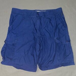 Ecko Unltd Shorts Mens Size 46B Blue Cargo Pockets Streetwear hip hop